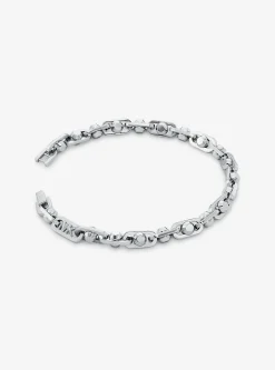 Pulseira Astor de elos em latão banhado a metal precioso de tamanho grande | Michael Kors [PT]