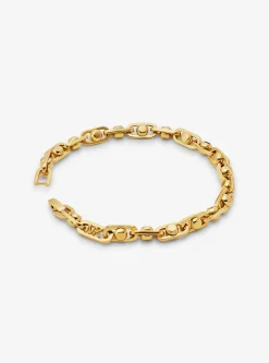Pulseira com elo em latão banhado a metal precioso Astor | Michael Kors [PT]