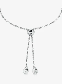 Pulseira com fecho deslizante Fulton em prata de lei banhada a metal precioso | Michael Kors [PT]