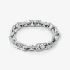 Pulseira de elos em latão banhado a metal precioso com incrustações Astor extragrande | Michael Kors [PT]