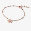 Pulseira em forma de coração com incrustações em prata de lei banhada a metal precioso | Michael Kors [PT]