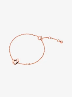 Pulseira em forma de coração em prata de lei banhada a metal precioso | Michael Kors [PT]