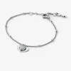 Pulseira em forma de coração com incrustações em prata de lei banhada a metal precioso | Michael Kors [PT]