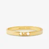 Pulseira rígida com logótipo Empire em latão banhada a metal precioso | Michael Kors [PT]
