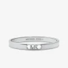 Pulseira rígida com logótipo Empire em latão banhada a metal precioso | Michael Kors [PT]
