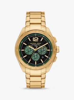 Relógio Accelerator 2.0 dourado de tamanho grande | Michael Kors [PT]