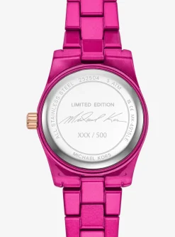 Relógio cor-de-rosa Lexington de edição limitada pequeno | Michael Kors [PT]