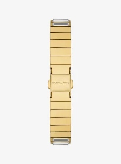 Relógio dourado com incrustações na luneta Darrington de edição limitada mini | Michael Kors [PT]
