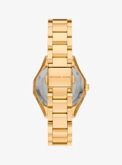Relógio dourado com incrustações Raquel mini | Michael Kors [PT]
