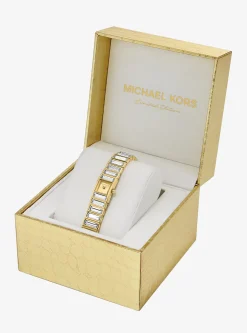 Relógio dourado com incrustações na luneta Darrington de edição limitada mini | Michael Kors [PT]