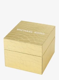 Relógio dourado com incrustações na luneta Darrington de edição limitada mini | Michael Kors [PT]