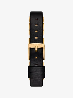 Relógio dourado e em pele Darrington mini | Michael Kors [PT]