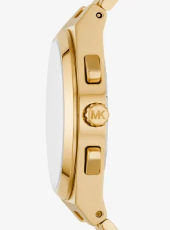 Relógio dourado Lennox de tamanho grande | Michael Kors [PT]