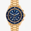 Relógio dourado Maritime de tamanho grande | Michael Kors [PT]