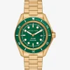 Relógio dourado Maritime de tamanho grande | Michael Kors [PT]