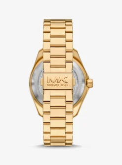 Relógio dourado Maritime de tamanho grande | Michael Kors [PT]