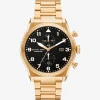 Relógio dourado Panorama de tamanho grande | Michael Kors [PT]