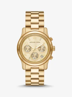 Relógio dourado Runway | Michael Kors [PT]