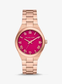Relógio dourado-rosa Lennox | Michael Kors [PT]