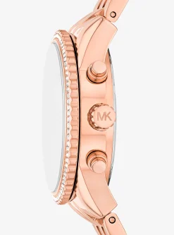 Relógio em dourado-rosa Bryant com incrustações mini | Michael Kors [PT]