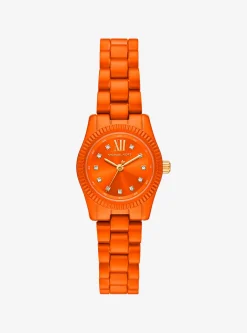 Relógio laranja Lexington de edição limitada pequeno | Michael Kors [PT]