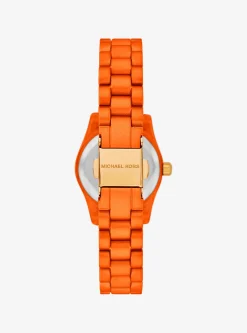 Relógio laranja Lexington de edição limitada pequeno | Michael Kors [PT]