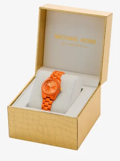Relógio laranja Lexington de edição limitada pequeno | Michael Kors [PT]