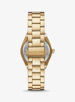 Relógio Lennox dourado com animais e incrustações | Michael Kors [PT]
