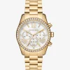 Relógio Lexington com incrustações em dourado | Michael Kors [PT]