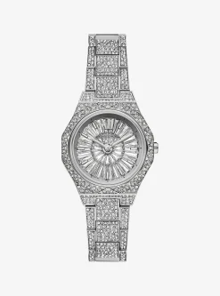 Relógio prateado com incrustações Raquel mini | Michael Kors [PT]