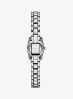 Relógio prateado com incrustações Lexington mini | Michael Kors [PT]