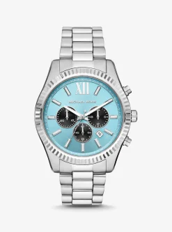 Relógio prateado Lexington de tamanho grande | Michael Kors [PT]