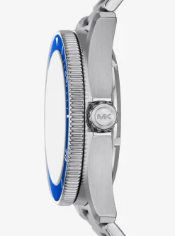 Relógio prateado Maritime de tamanho grande | Michael Kors [PT]