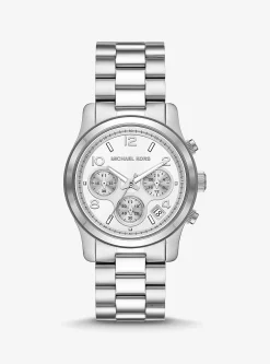 Relógio prateado Runway | Michael Kors [PT]