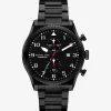 Relógio preto Panorama de tamanho grande | Michael Kors [PT]