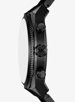 Relógio preto Panorama de tamanho grande | Michael Kors [PT]