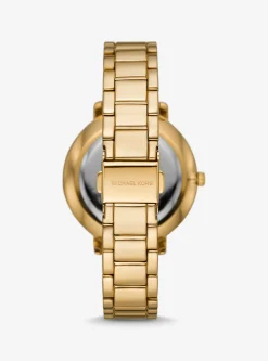 Relógio Pyper com incrustações e logótipo em dourado | Michael Kors [PT]