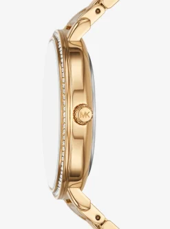 Relógio Pyper com logótipo em relevo dourado | Michael Kors [PT]