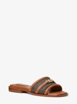 Sandália chinelo com logótipo exclusivo Mandy | Michael Kors [PT]