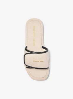 Sandália chinelo em lona Suki | Michael Kors [PT]