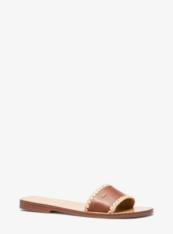 Sandália chinelo em pele Drea | Michael Kors [PT]