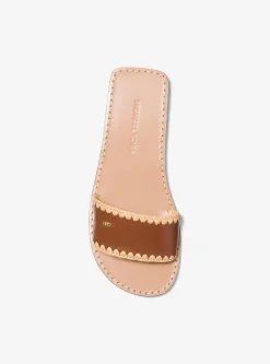 Sandália chinelo em pele Drea | Michael Kors [PT]