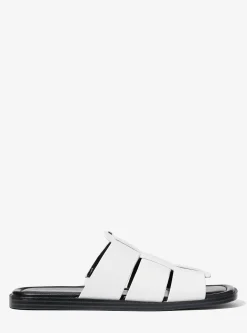 Sandália chinelo em pele Indy | Michael Kors [PT]