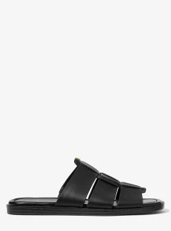 Sandália chinelo em pele Indy | Michael Kors [PT]