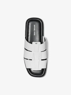 Sandália chinelo em pele Indy | Michael Kors [PT]