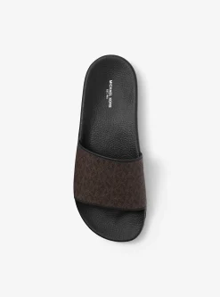 Sandália chinelo Jake com logótipo | Michael Kors [PT]