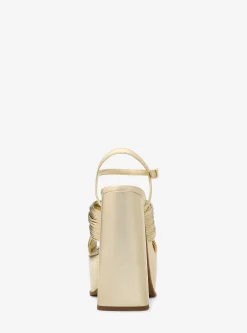 Sandália com plataforma metalizada Alessia | Michael Kors [PT]
