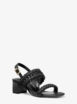 Sandália com tacão entrançada Merriam | Michael Kors [PT]
