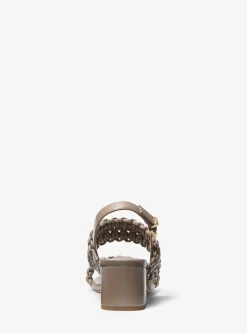 Sandália com tacão entrançada Merriam | Michael Kors [PT]