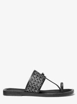Sandália em jacquard com logótipo MK2000 Ashtin | Michael Kors [PT]